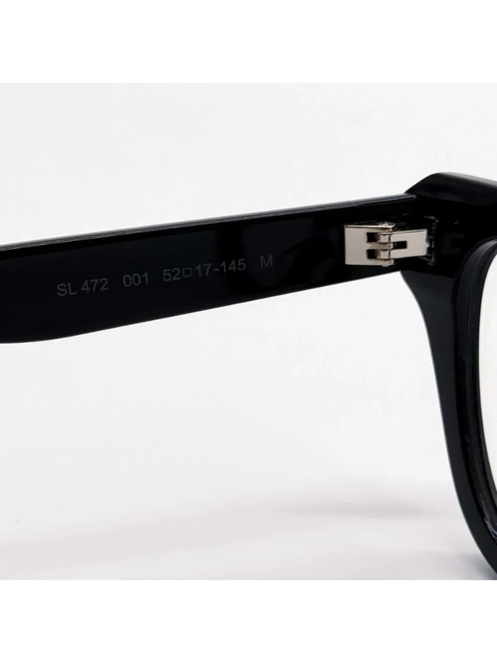 NEW SAINT LAURENT EYEGLASSES SL472 001 WOMEN CAT EYE BLACK EYEWEAR